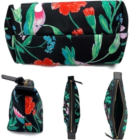 Kate Spade Jardin Hummingbird Floral Cosmetic Bag - Picture 2 of 2